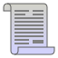 Page of text icon